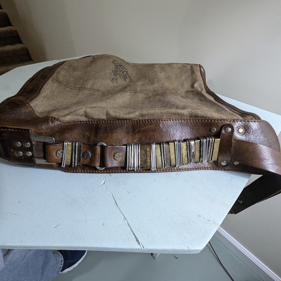 Diesel Canvas / Leather Shoulder Bag - Picture 6 of 16